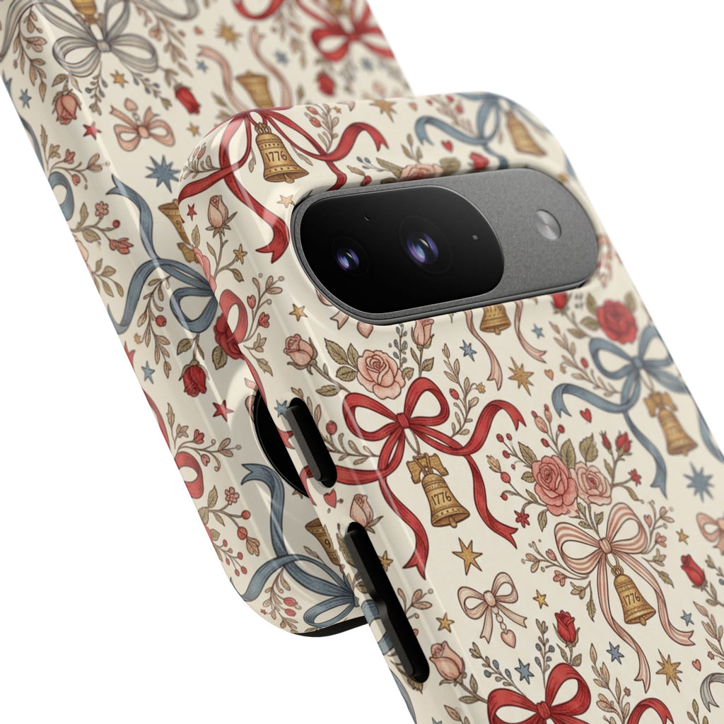 1776 Coquette Liberty Bells Phone Case Printify