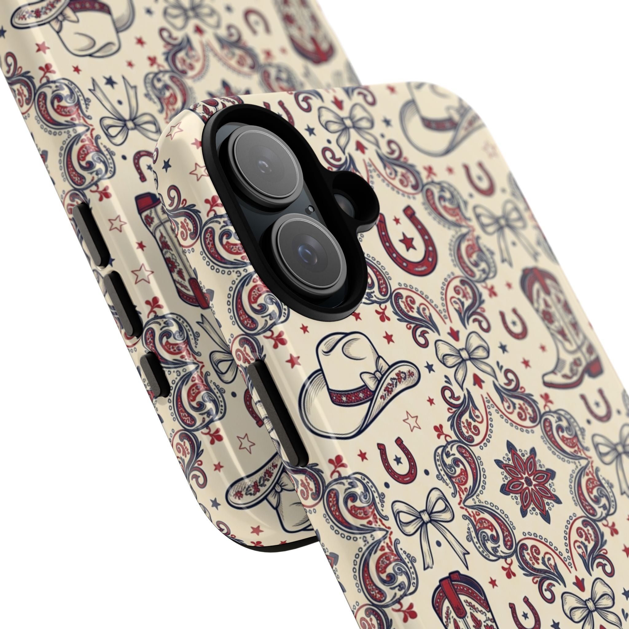Americana Cowgirl Coquette Phone Case Printify