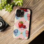 Americana Coquette Cherry Picnic Phone Case Printify