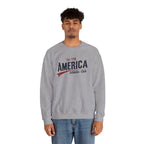 America Athletic Club Heritage Crewneck – Vintage Americana Sweatshirt Printify