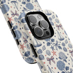 Coastal Americana Hydrangea Phone Case Printify