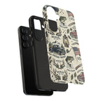 Patriotic Outdoors Phone Case – Bass Fishing & Vintage Americana Case Printify