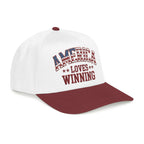 America Loves Winning Patriotic Hat – American Flag Cap