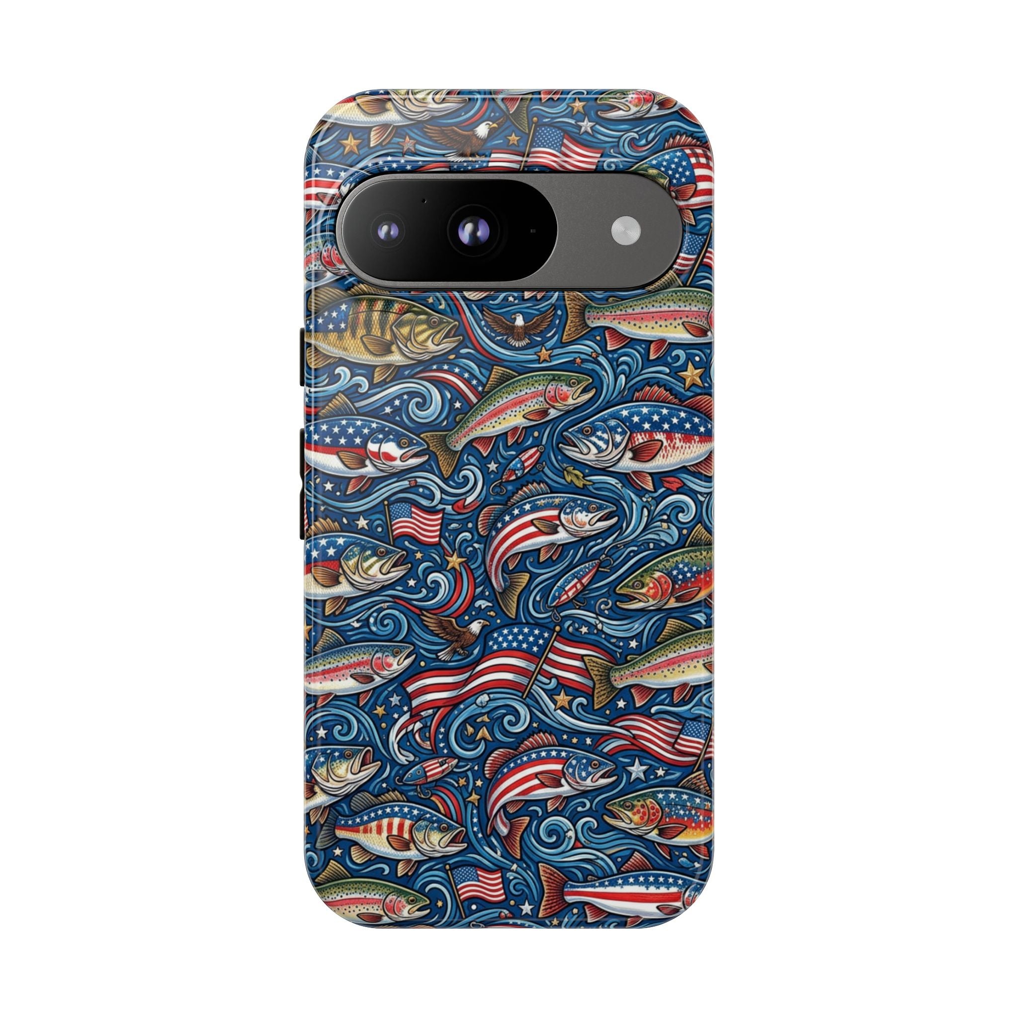 Patriotic Fishing Waters Phone Case Printify