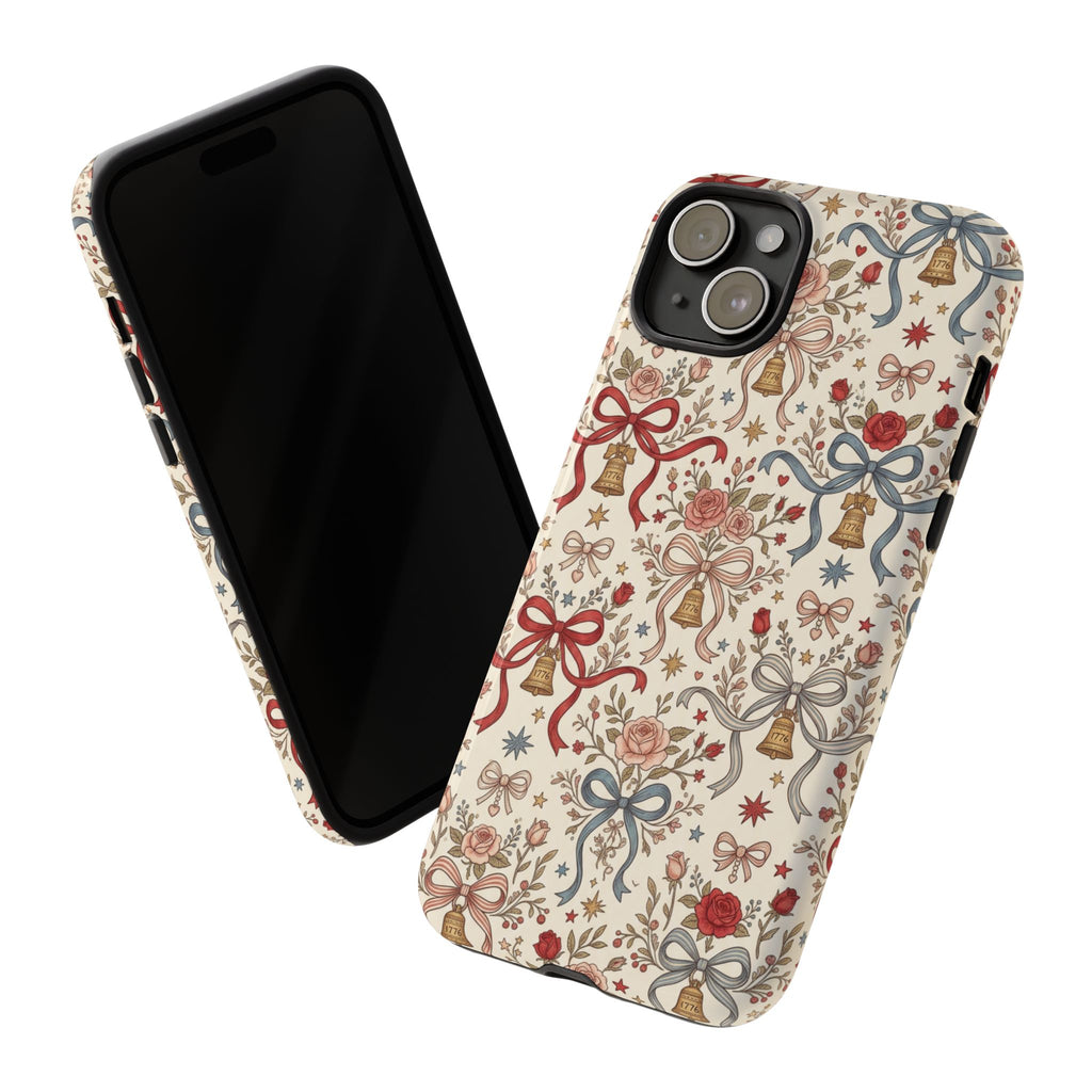 1776 Coquette Liberty Bells Phone Case Printify