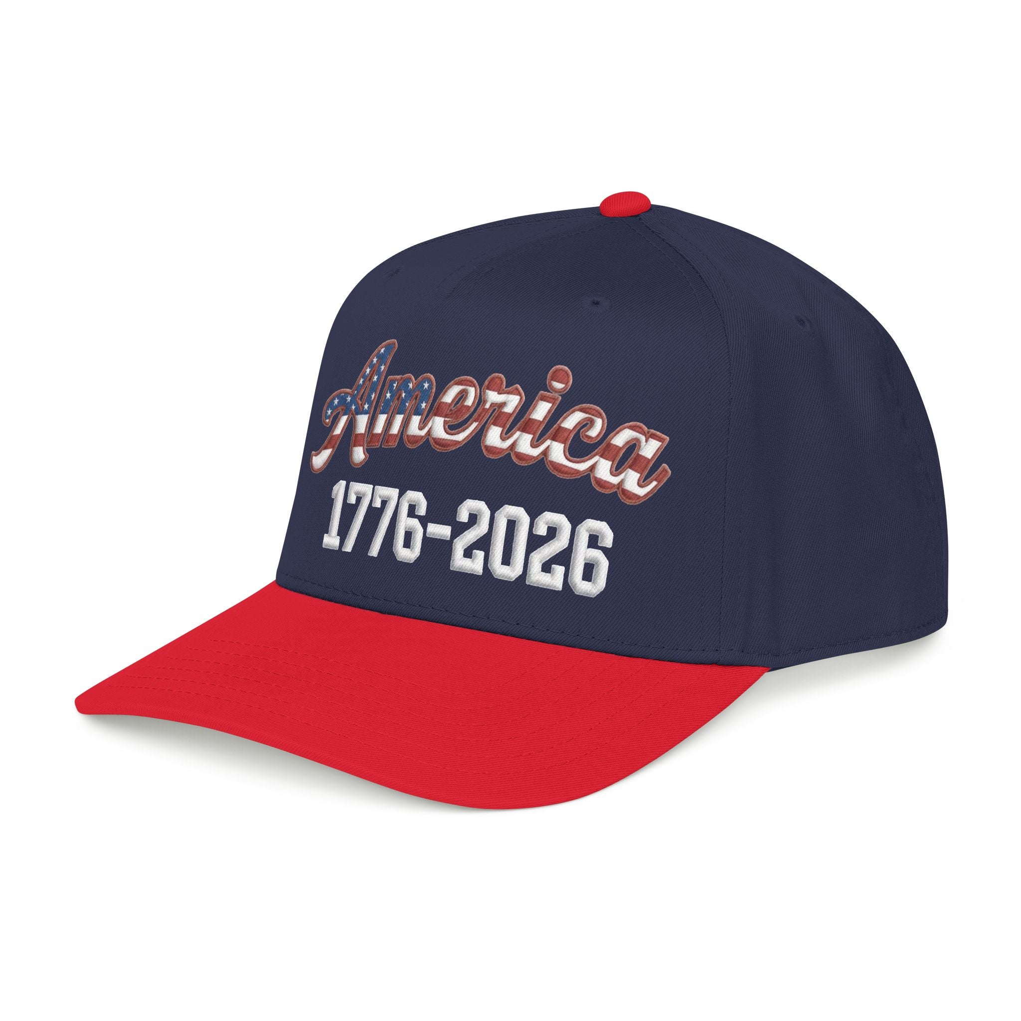 "America 1776–2026" Patriotic Baseball Cap – American Heritage Snapback Hat
