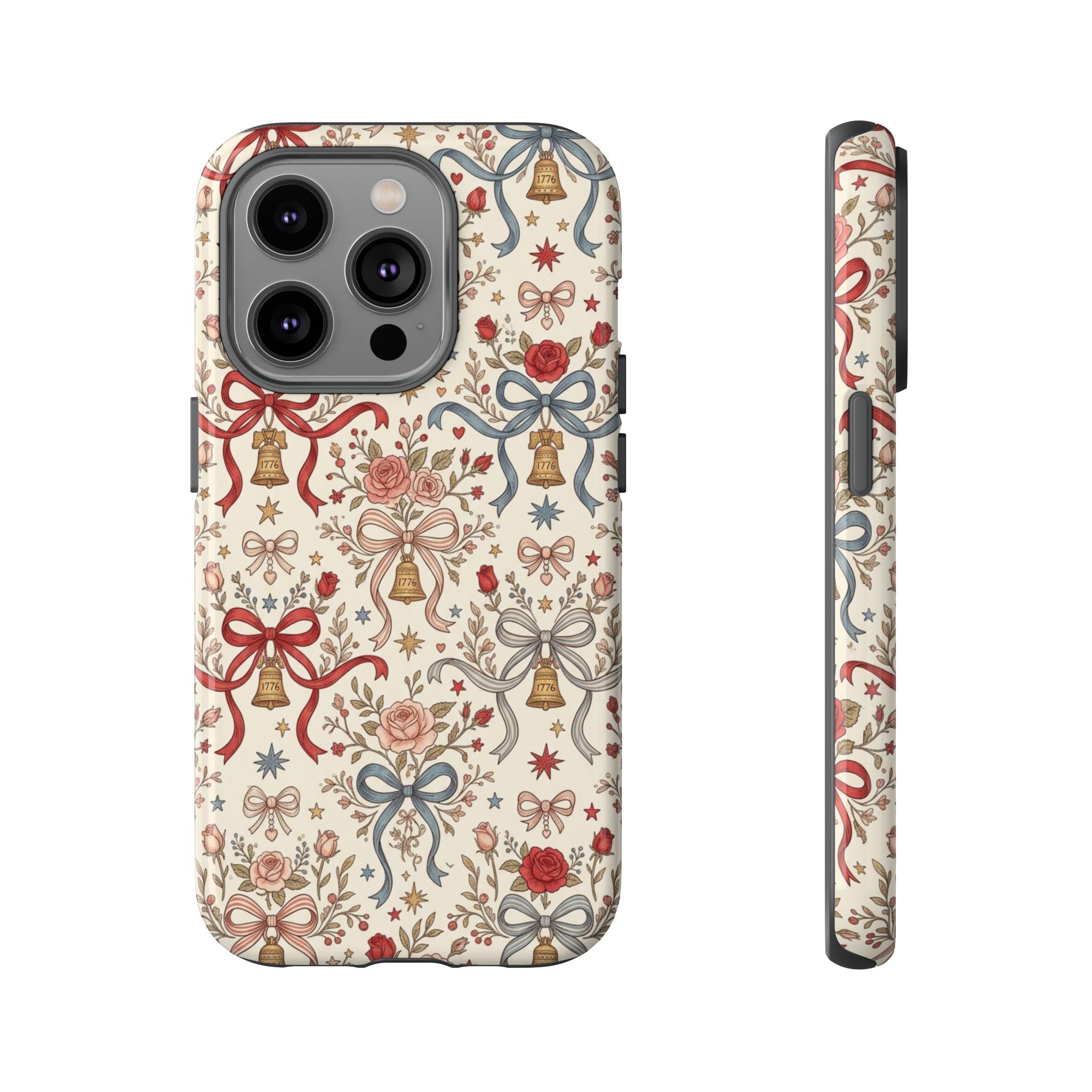 1776 Coquette Liberty Bells Phone Case Printify