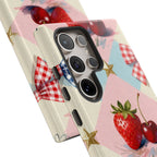 Americana Coquette Cherry Picnic Phone Case Printify