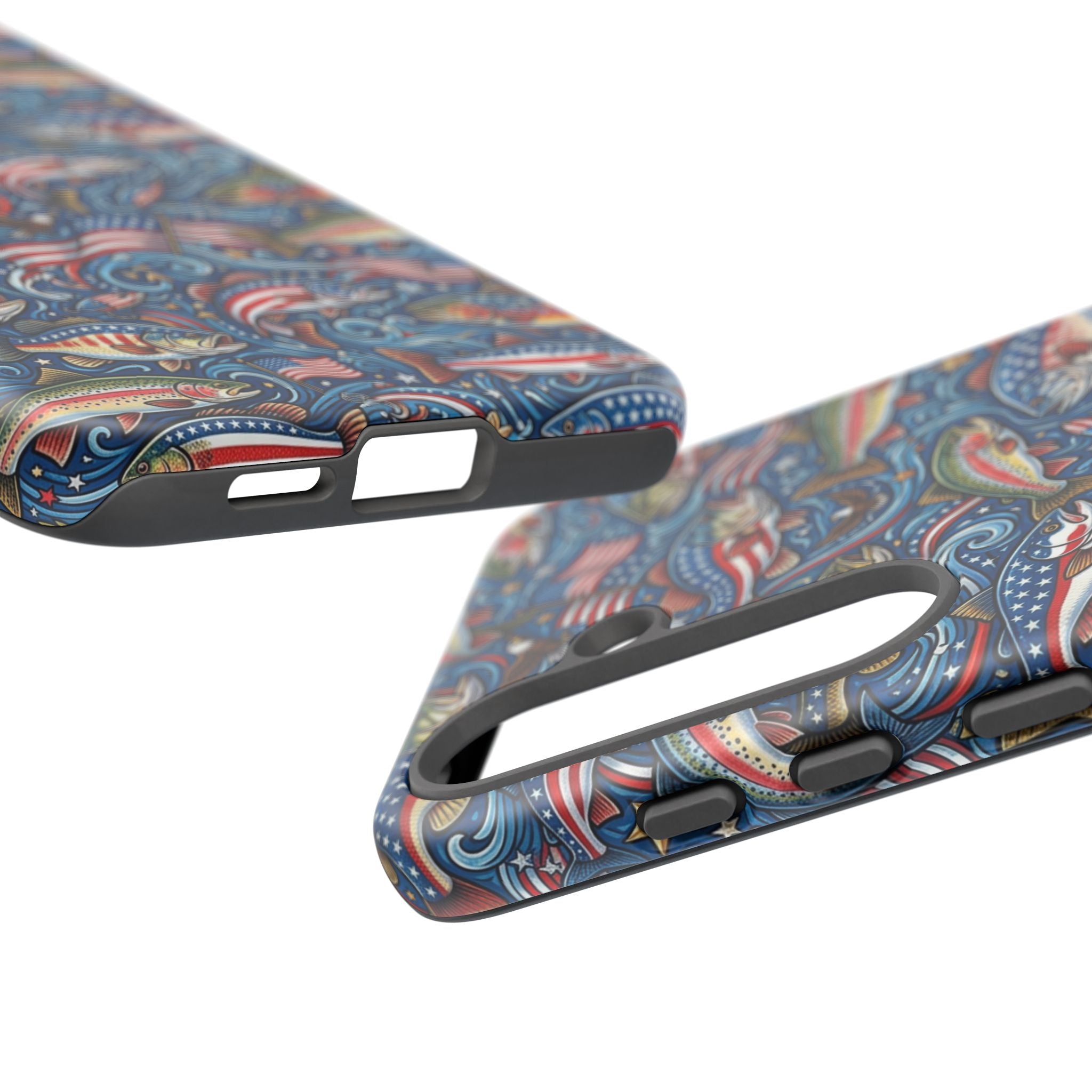 Patriotic Fishing Waters Phone Case Printify