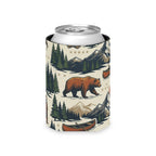 Mountain Wilderness Bear Can Cooler Printify