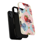 Americana Coquette Cherry Picnic Phone Case Printify