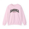 America Athletic Club Crewneck Sweatshirt – Vintage Collegiate Americana Pullover Printify