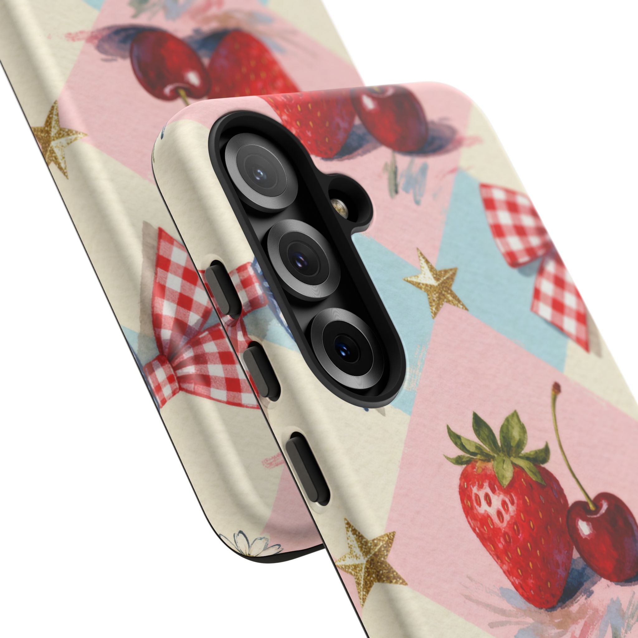 Americana Coquette Cherry Picnic Phone Case Printify
