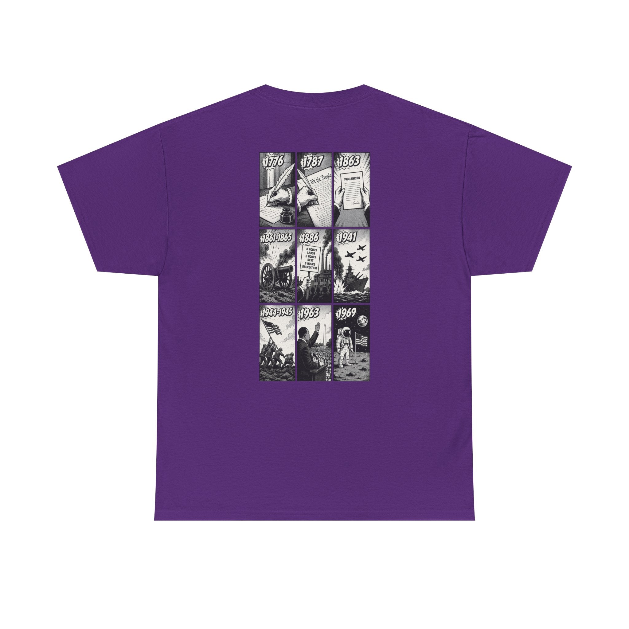 America Comic Book History T-Shirt