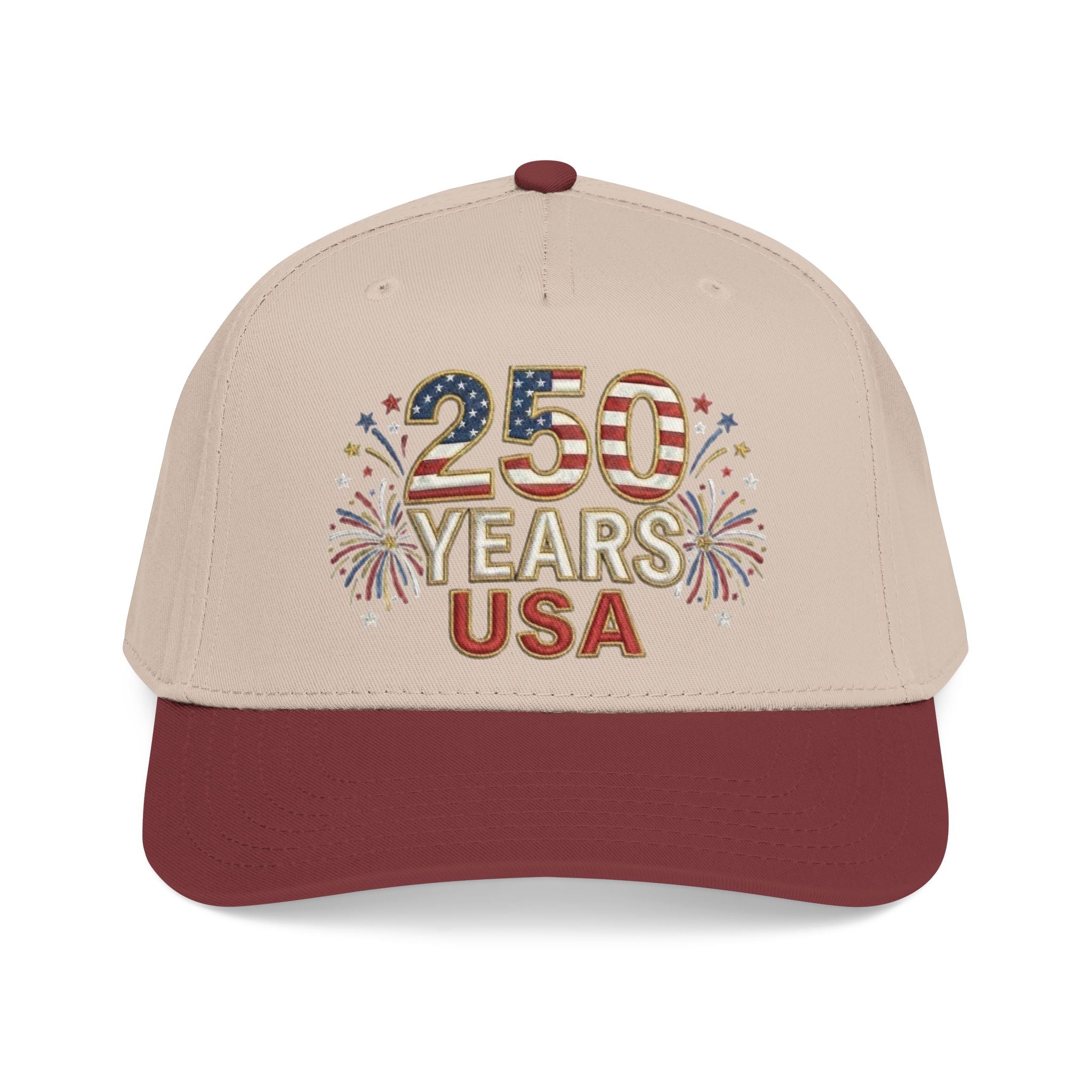 "250 YEARS" Patriotic Baseball Cap – America 250 Snapback Hat