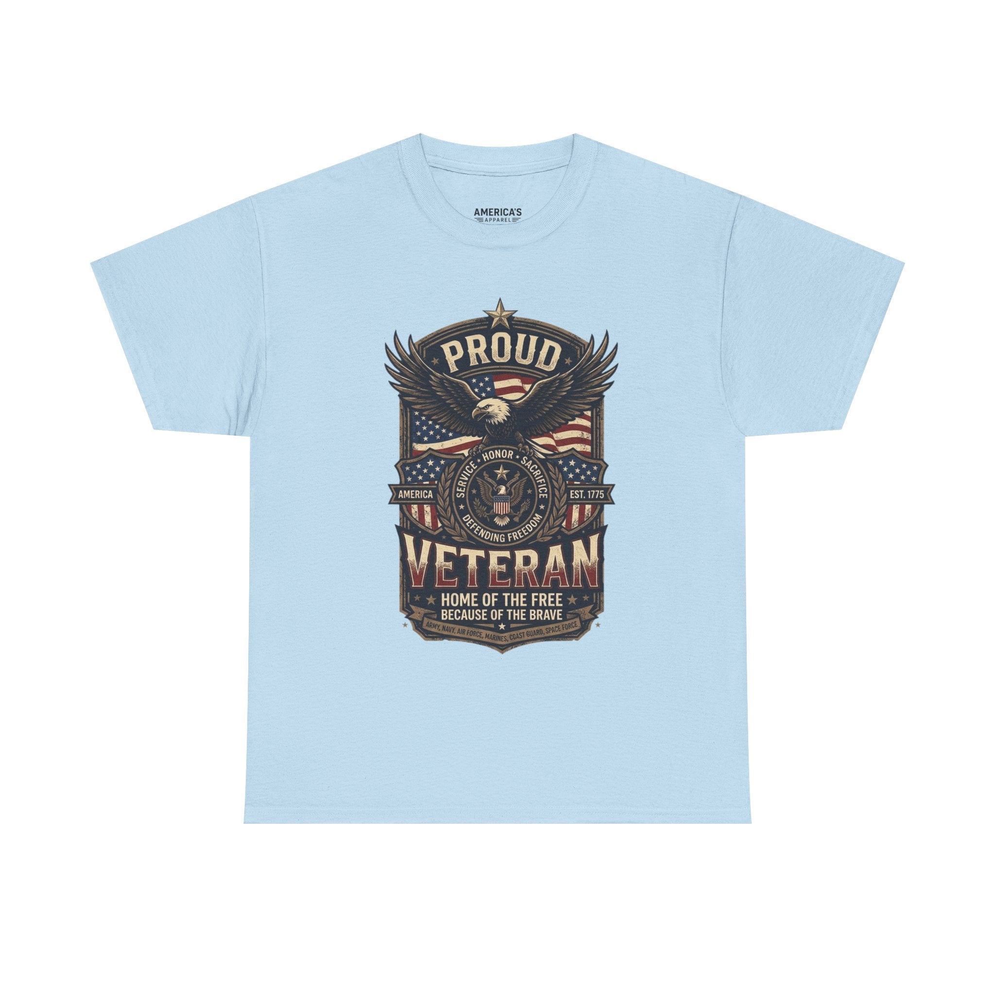 Proud Veteran T-Shirt Printify
