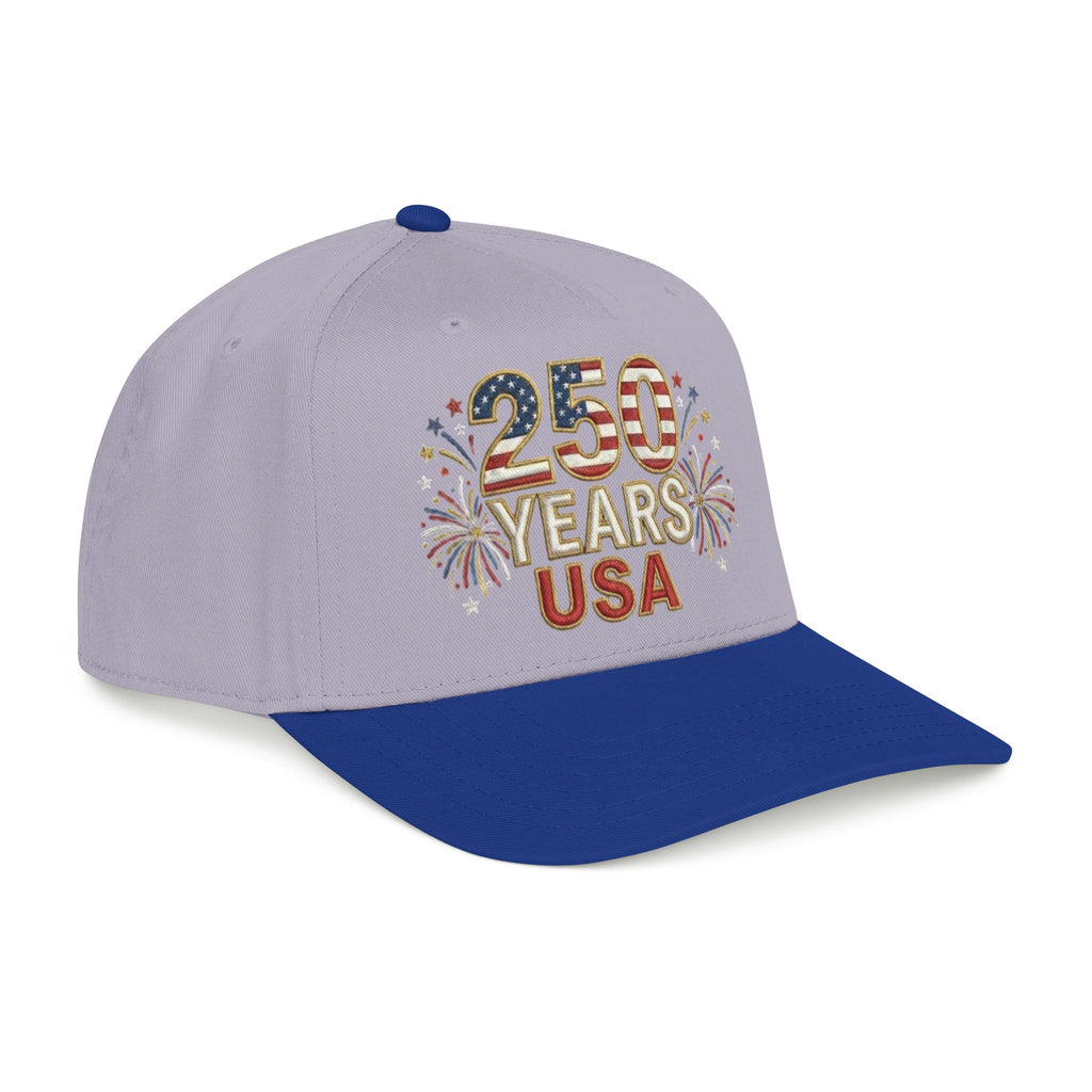 "250 YEARS" Patriotic Baseball Cap – America 250 Snapback Hat