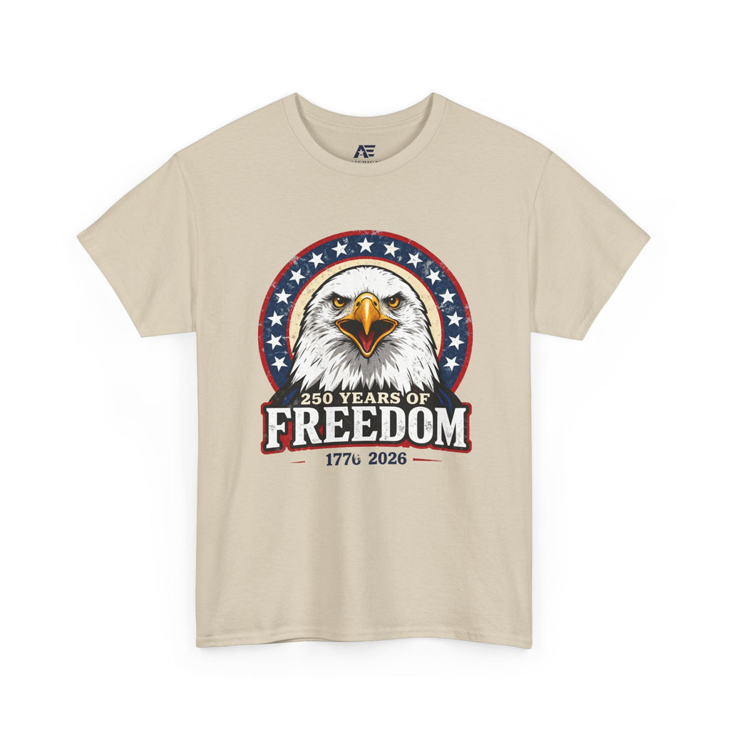 Freedom Eagle T-Shirt — Patriotic Bald Eagle Tee