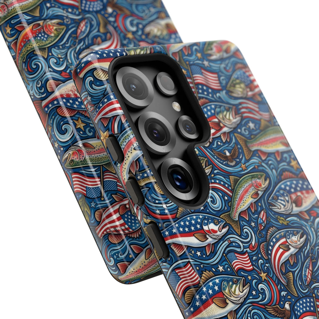 Patriotic Fishing Waters Phone Case Printify