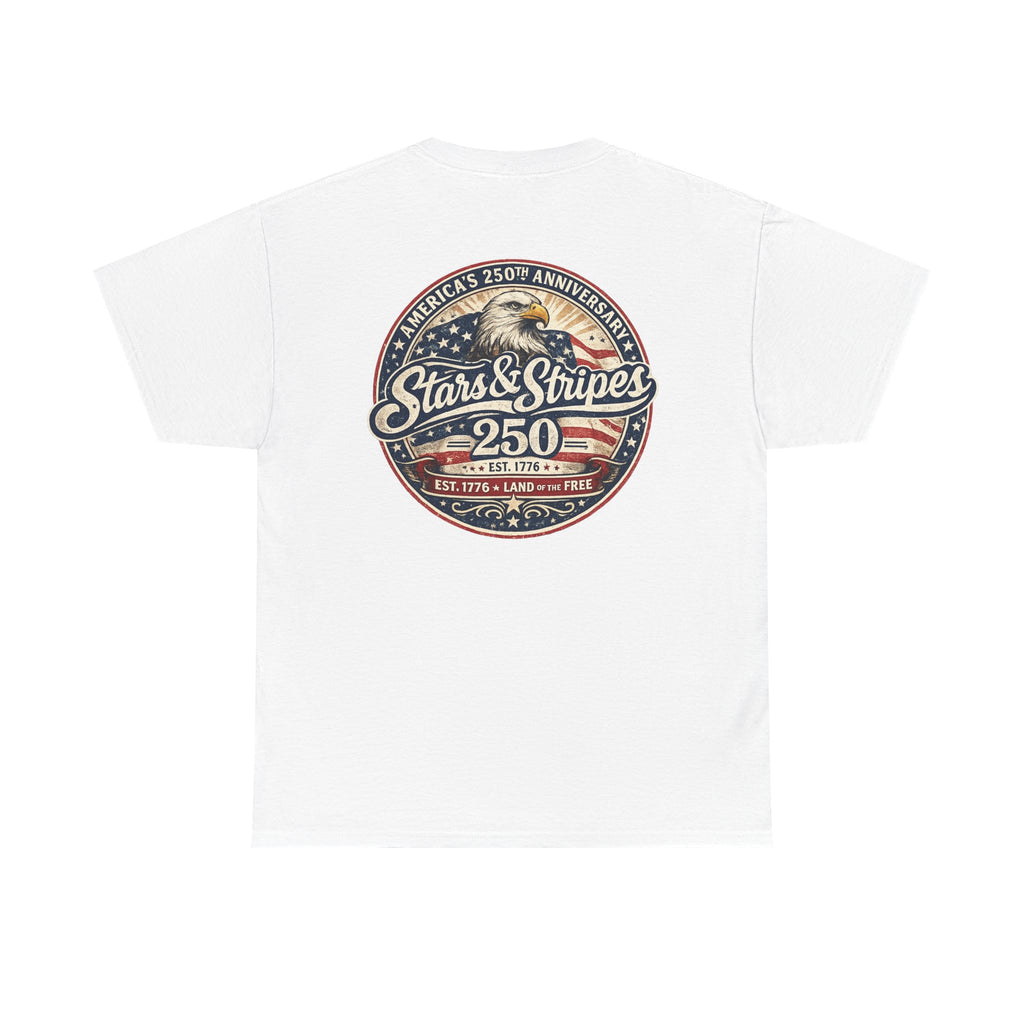 Stars & Stripes T-Shirt — American Flag Graphic Tee Printify