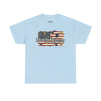 We The People American Flag Patriotic T-Shirt – Unisex Heavy Cotton Tee Printify