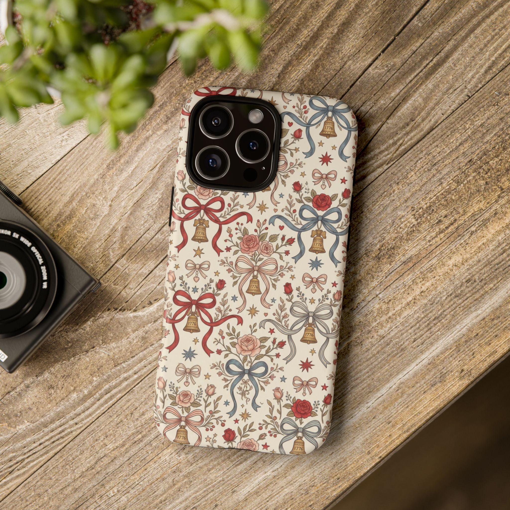 1776 Coquette Liberty Bells Phone Case Printify