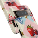 Americana Coquette Cherry Picnic Phone Case Printify