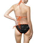 All-Black American Flag Bikini — Patriotic Women's Swimwear Printify