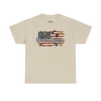 We The People American Flag Patriotic T-Shirt – Unisex Heavy Cotton Tee Printify