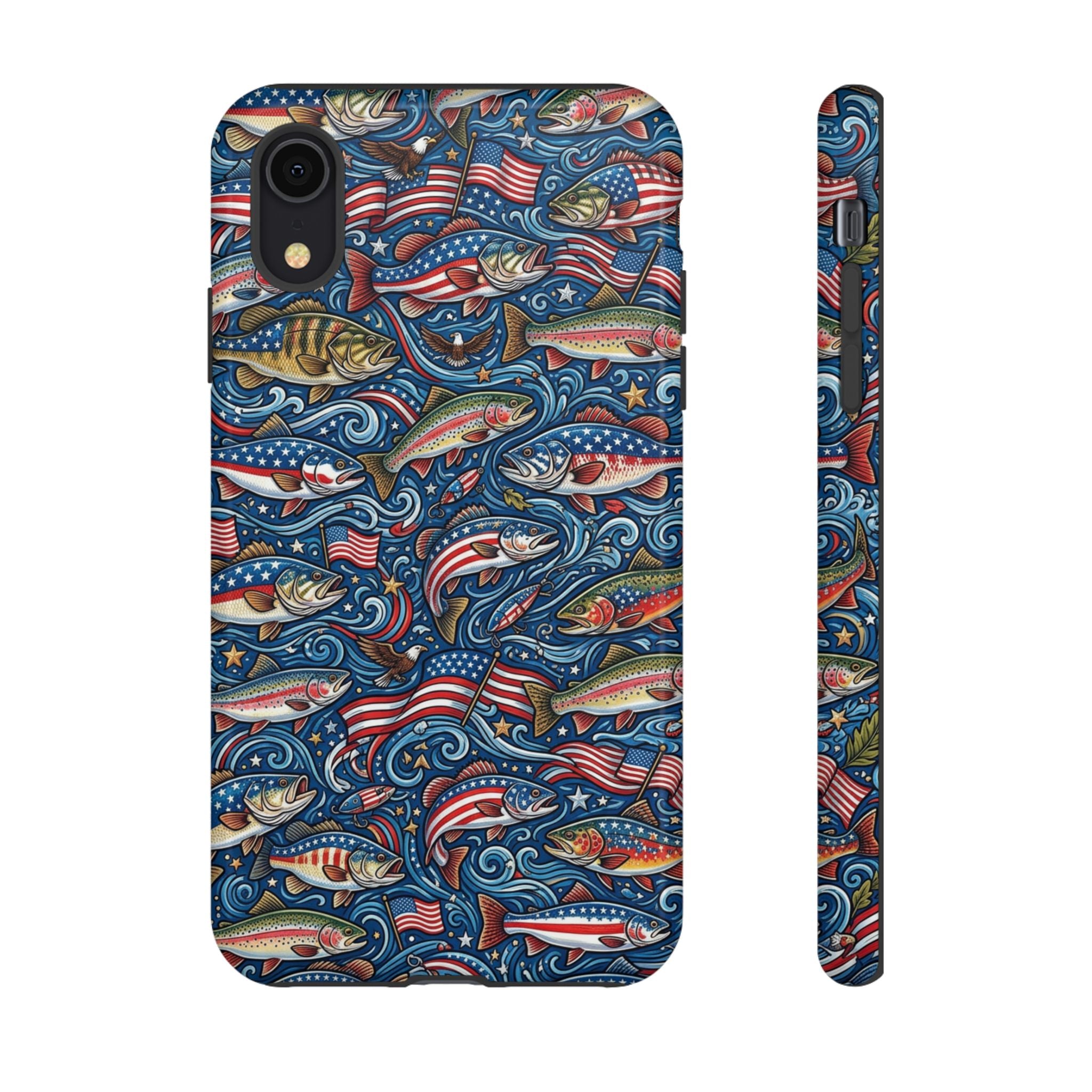Patriotic Fishing Waters Phone Case Printify