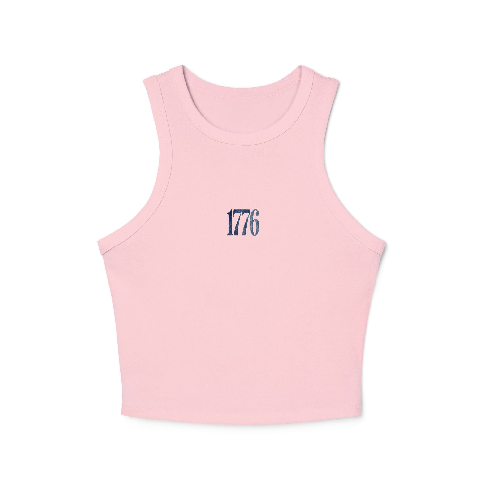 1776 Heritage Cropped Tank – Minimalist Patriotic Women's Tank Printify