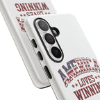 America Loves Winning Patriotic Phone Case – Tough Dual Layer iPhone & Samsung Galaxy S26 Case