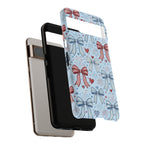 Patriotic Coquette Bows & Fireworks Phone Case Printify