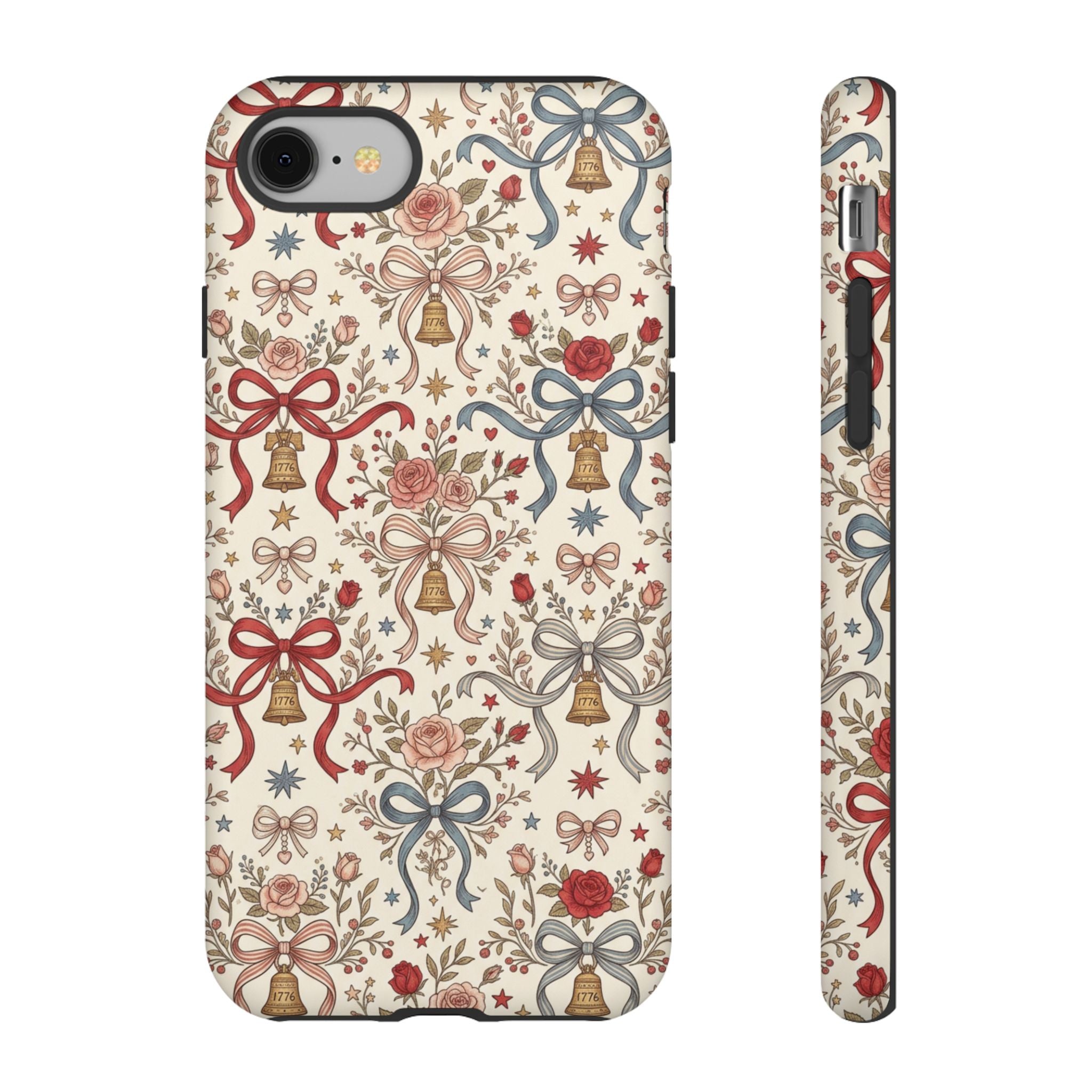 1776 Coquette Liberty Bells Phone Case Printify
