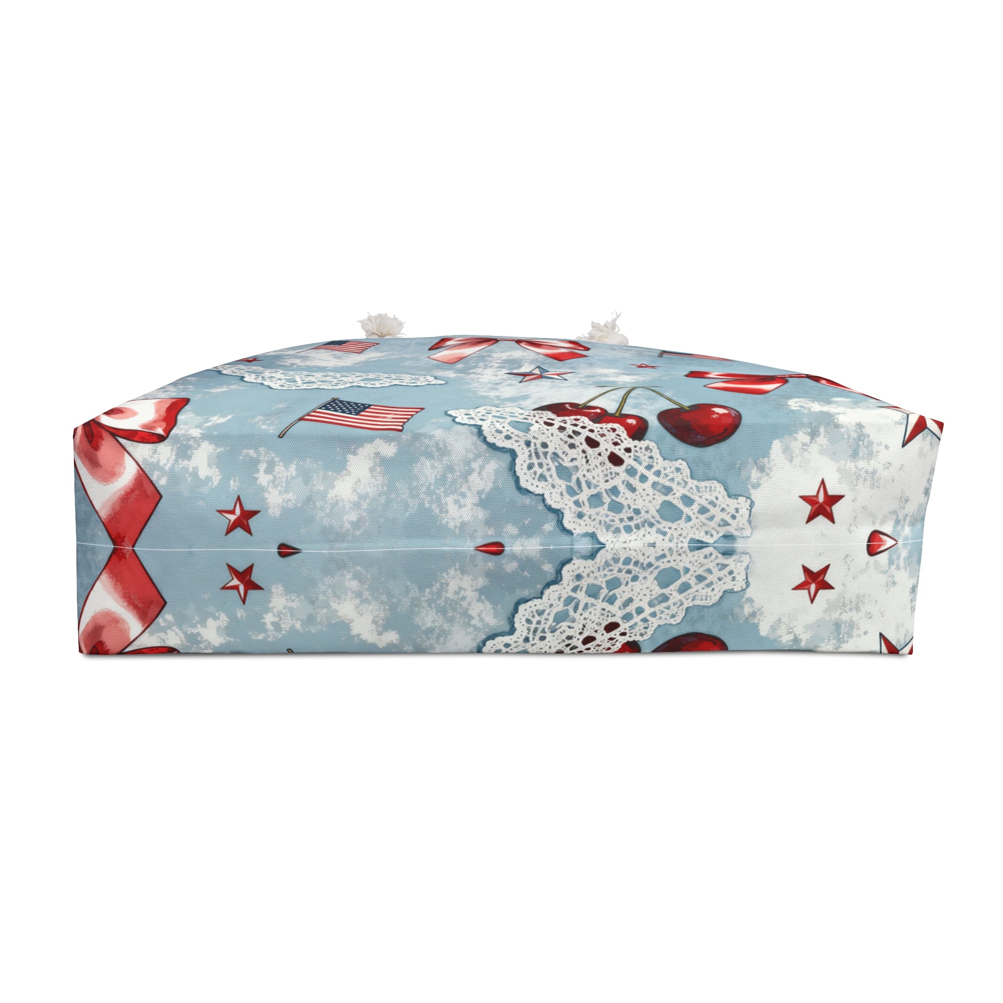 Americana Bows & Cherries Weekender Tote Printify