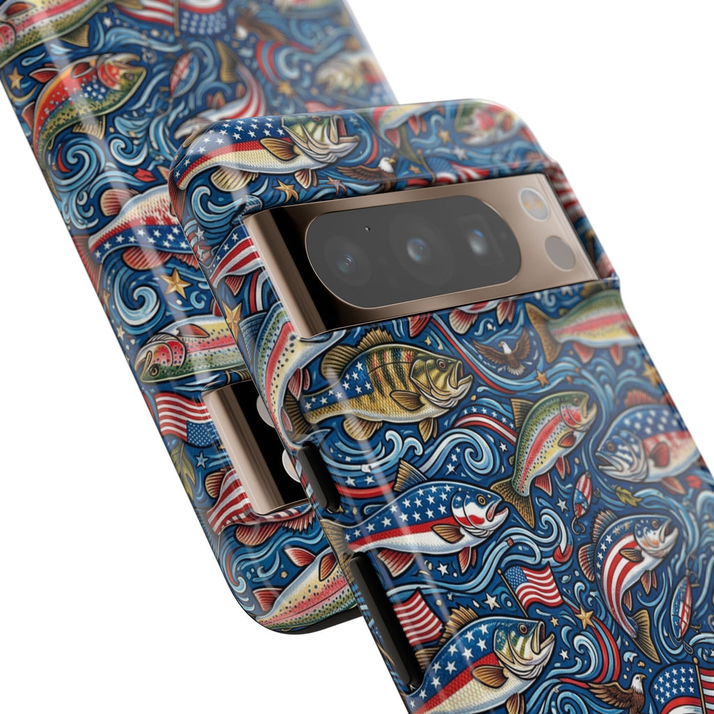 Patriotic Fishing Waters Phone Case Printify