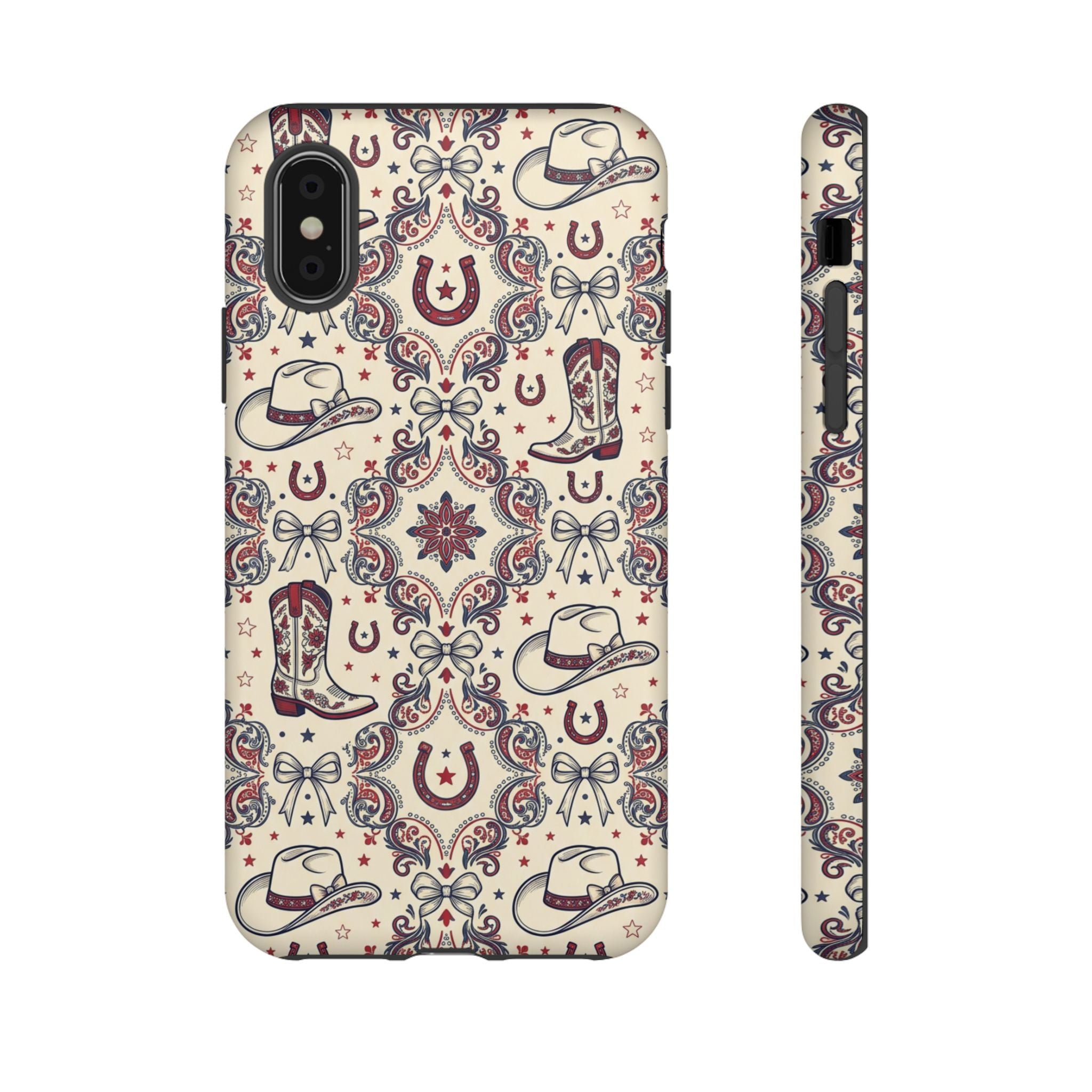 Americana Cowgirl Coquette Phone Case Printify