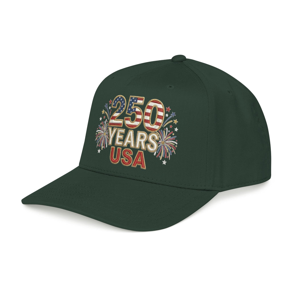 "250 YEARS" Patriotic Baseball Cap – America 250 Snapback Hat