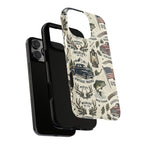 Patriotic Outdoors Phone Case – Bass Fishing & Vintage Americana Case Printify