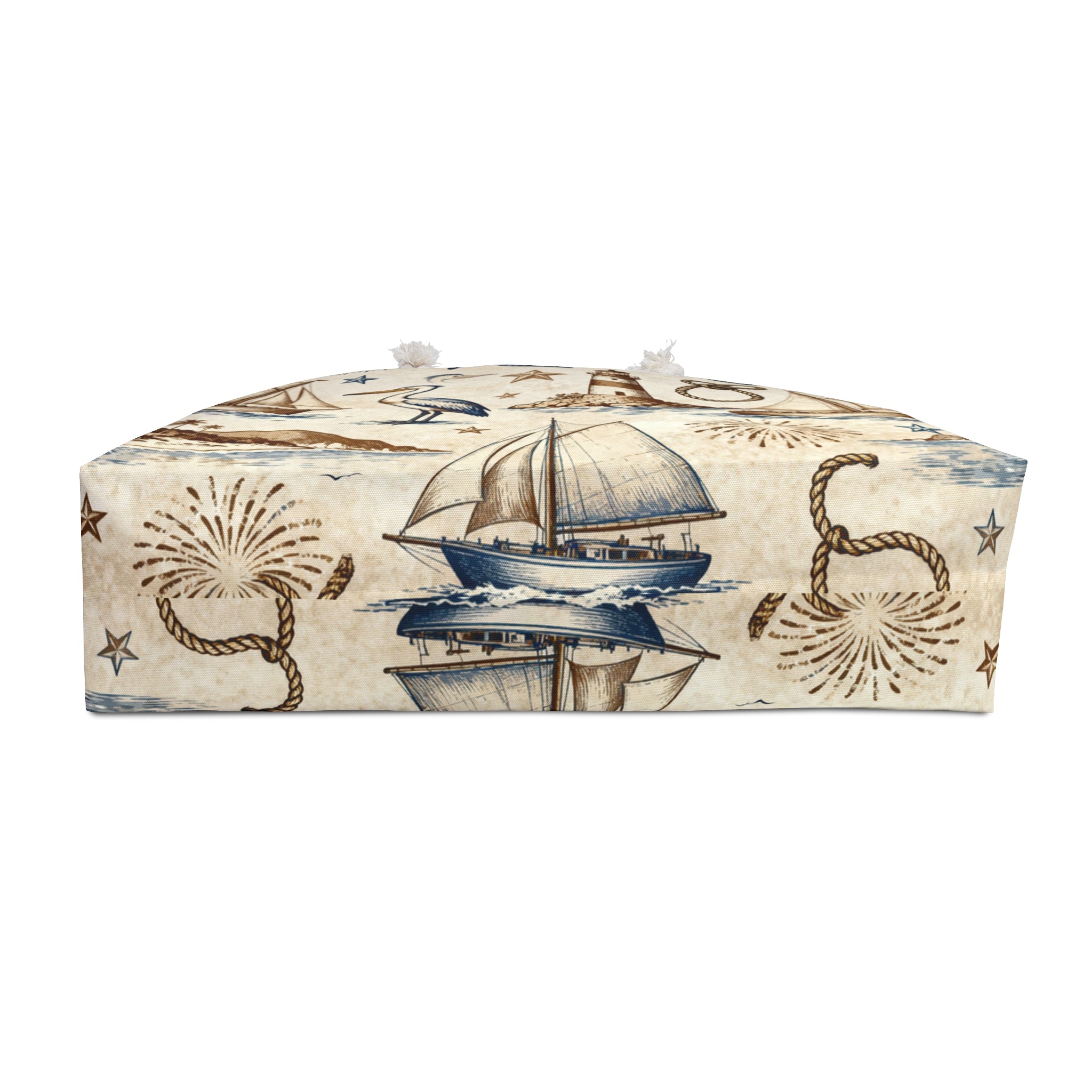 Coastal Americana Lighthouse Weekender Tote Bag Printify