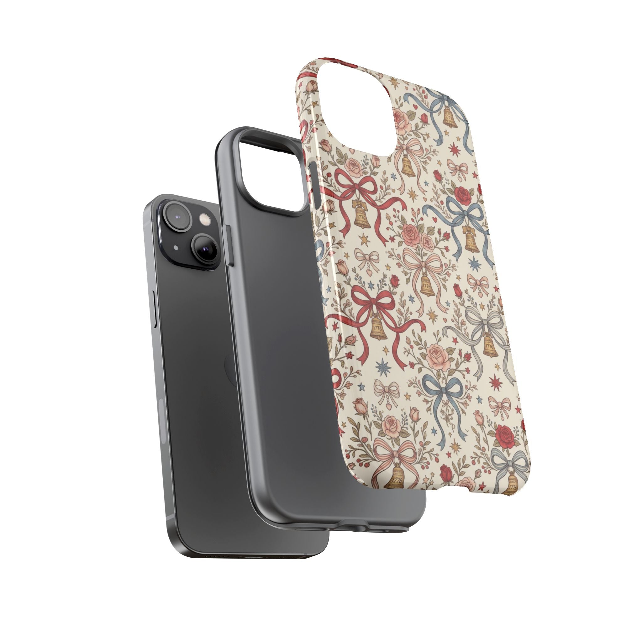 1776 Coquette Liberty Bells Phone Case Printify