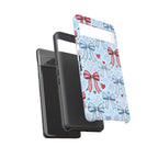 Patriotic Coquette Bows & Fireworks Phone Case Printify