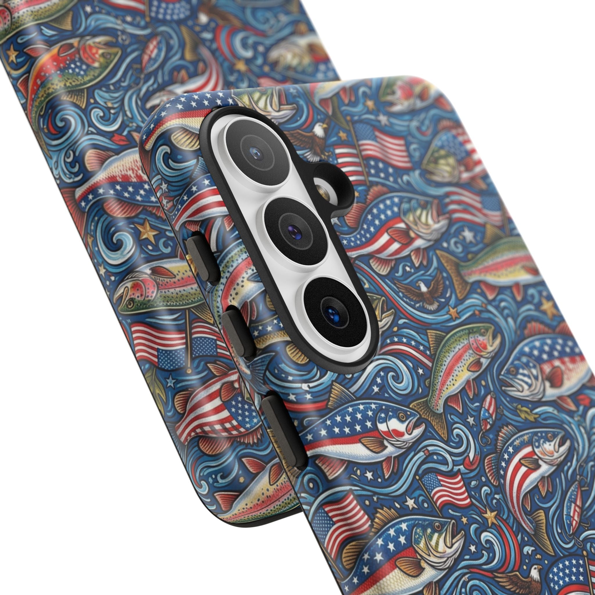 Patriotic Fishing Waters Phone Case Printify