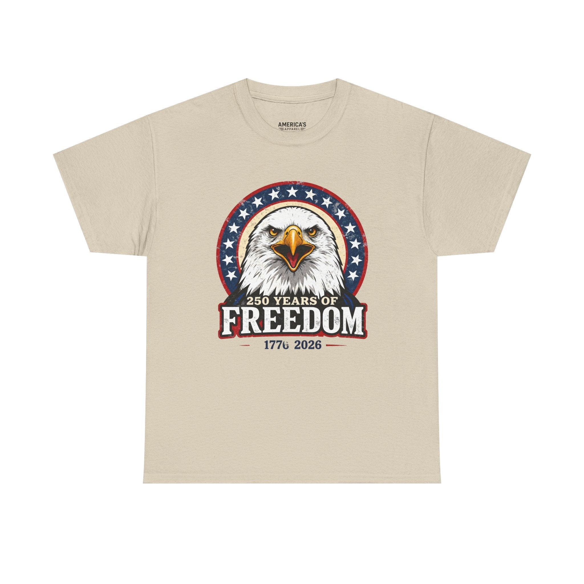 Freedom Eagle T-Shirt — Patriotic Bald Eagle Tee Printify