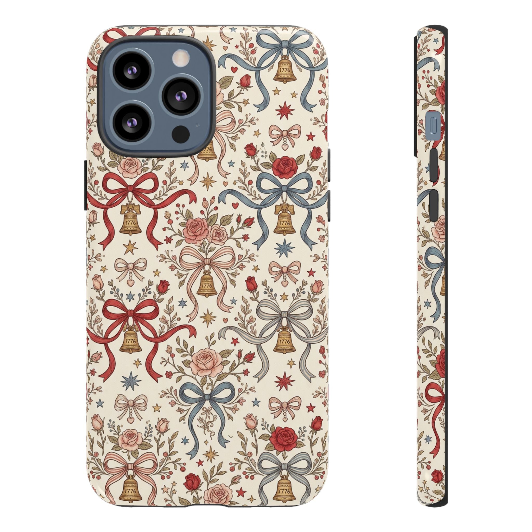 1776 Coquette Liberty Bells Phone Case Printify