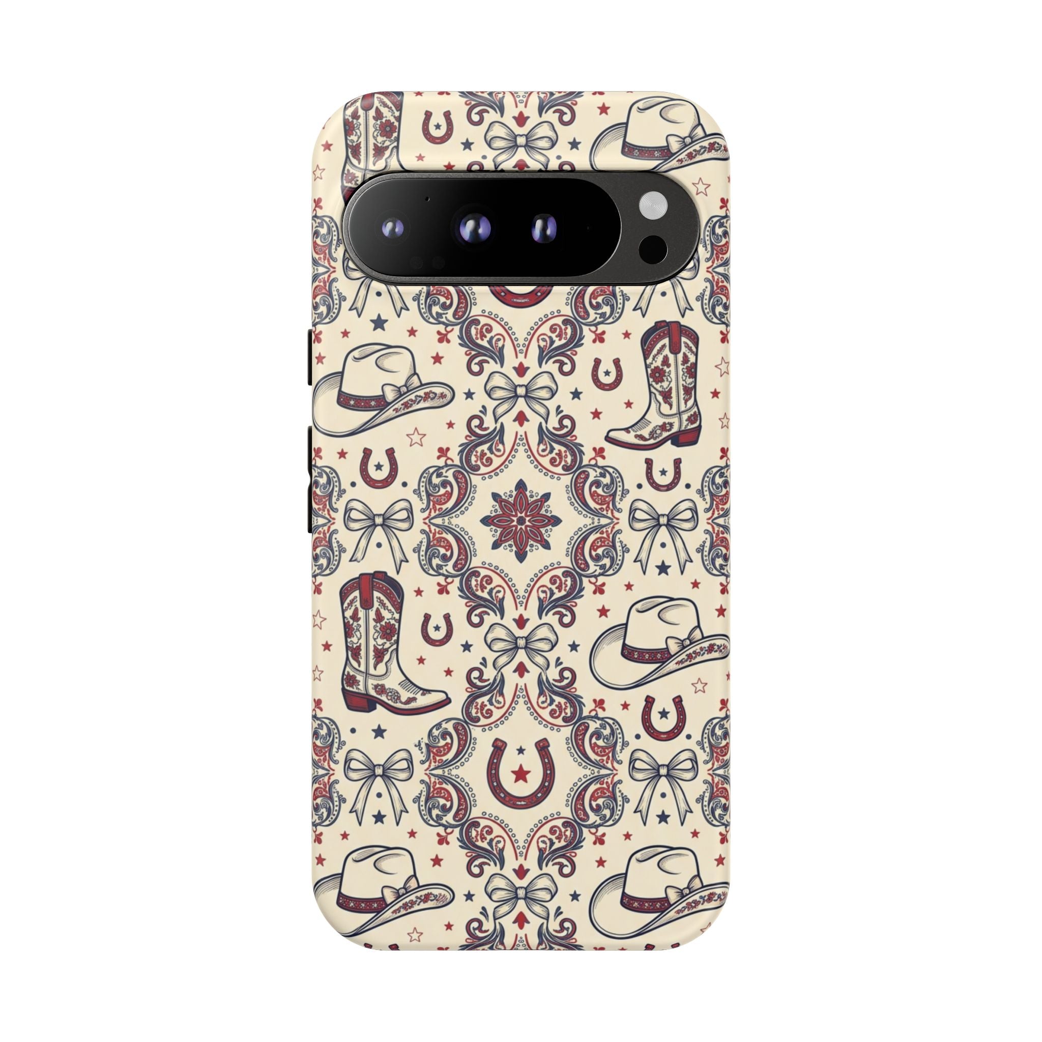 Americana Cowgirl Coquette Phone Case Printify