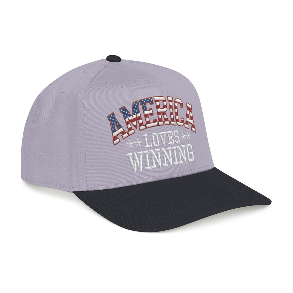 America Loves Winning Patriotic Hat – American Flag Cap
