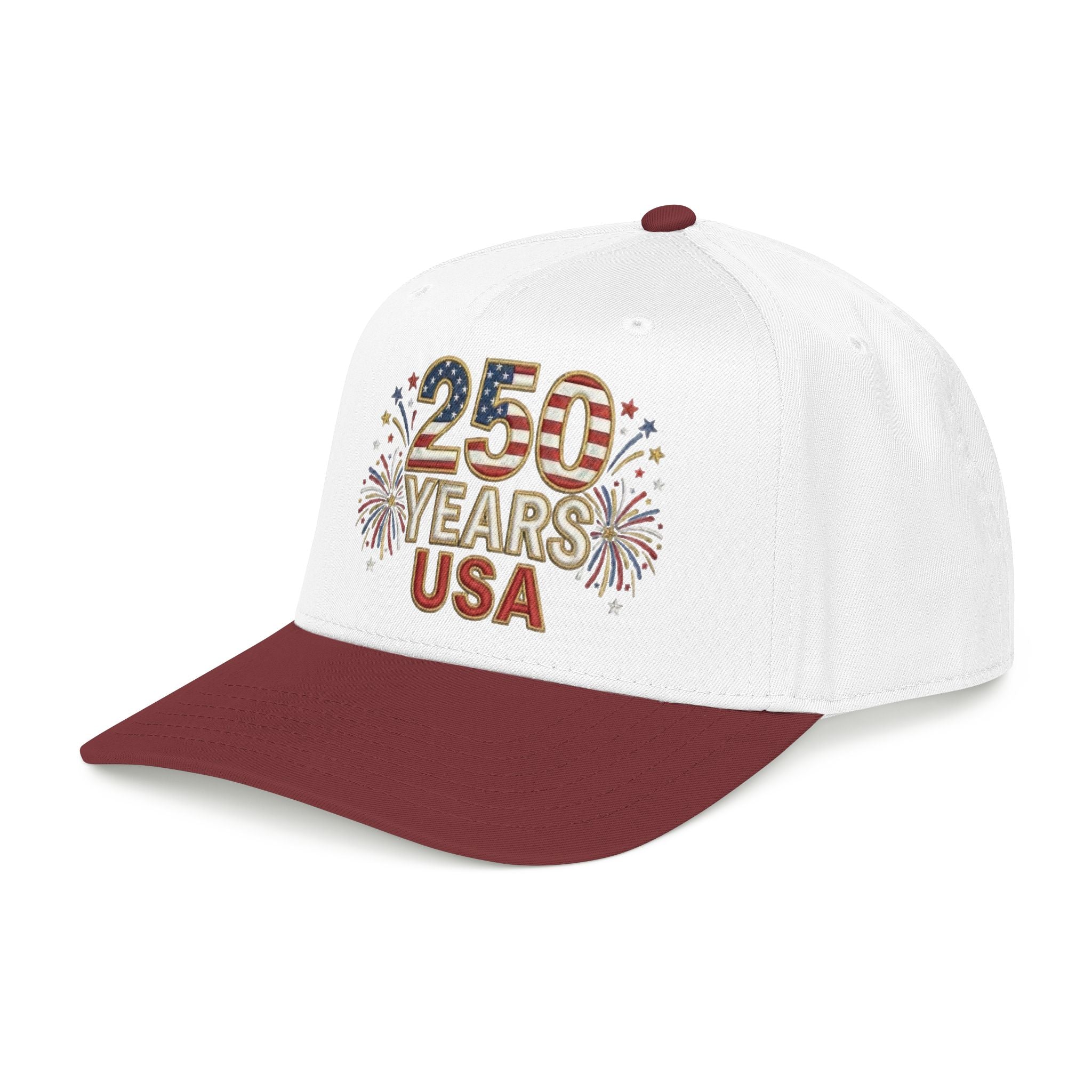 "250 YEARS" Patriotic Baseball Cap – America 250 Snapback Hat