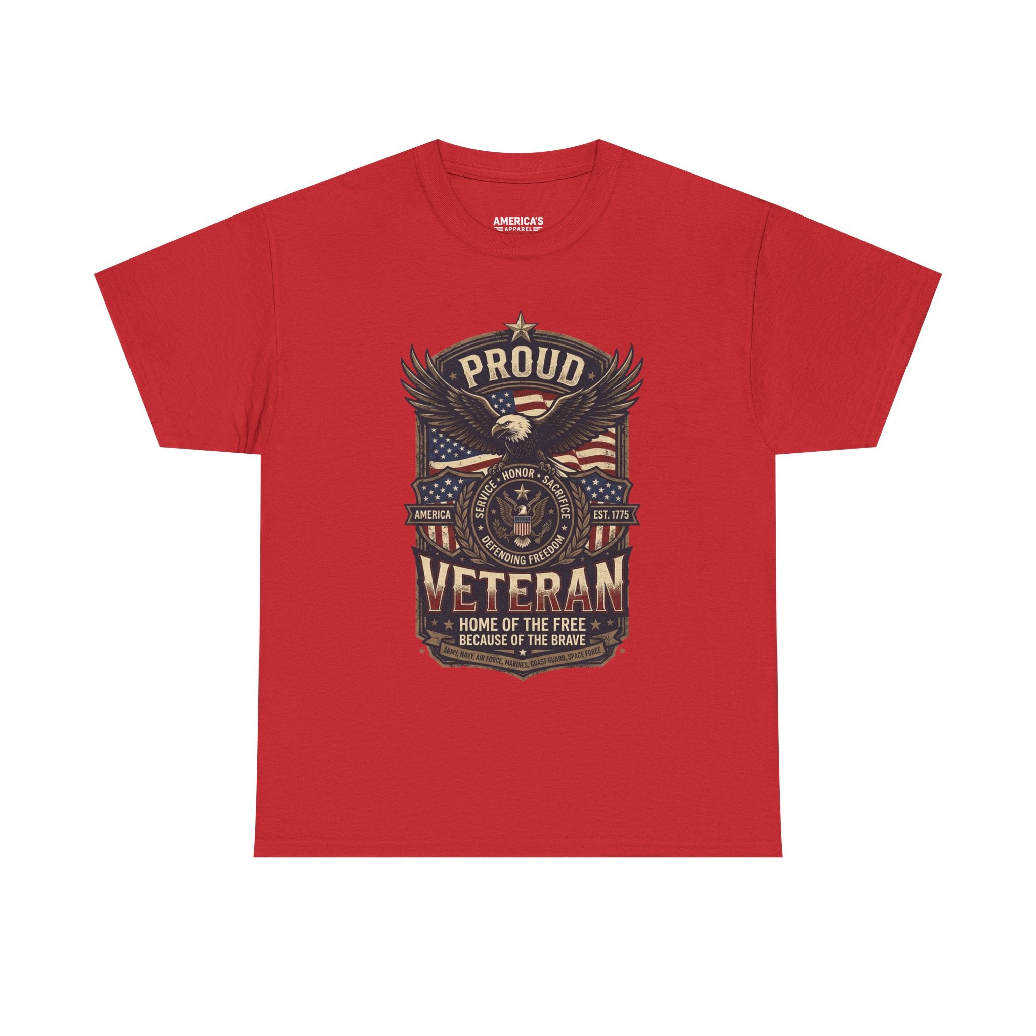Proud Veteran T-Shirt Printify
