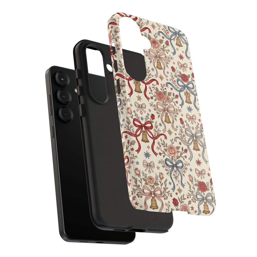 1776 Coquette Liberty Bells Phone Case Printify